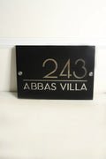 Custom Metal Home Address Plate