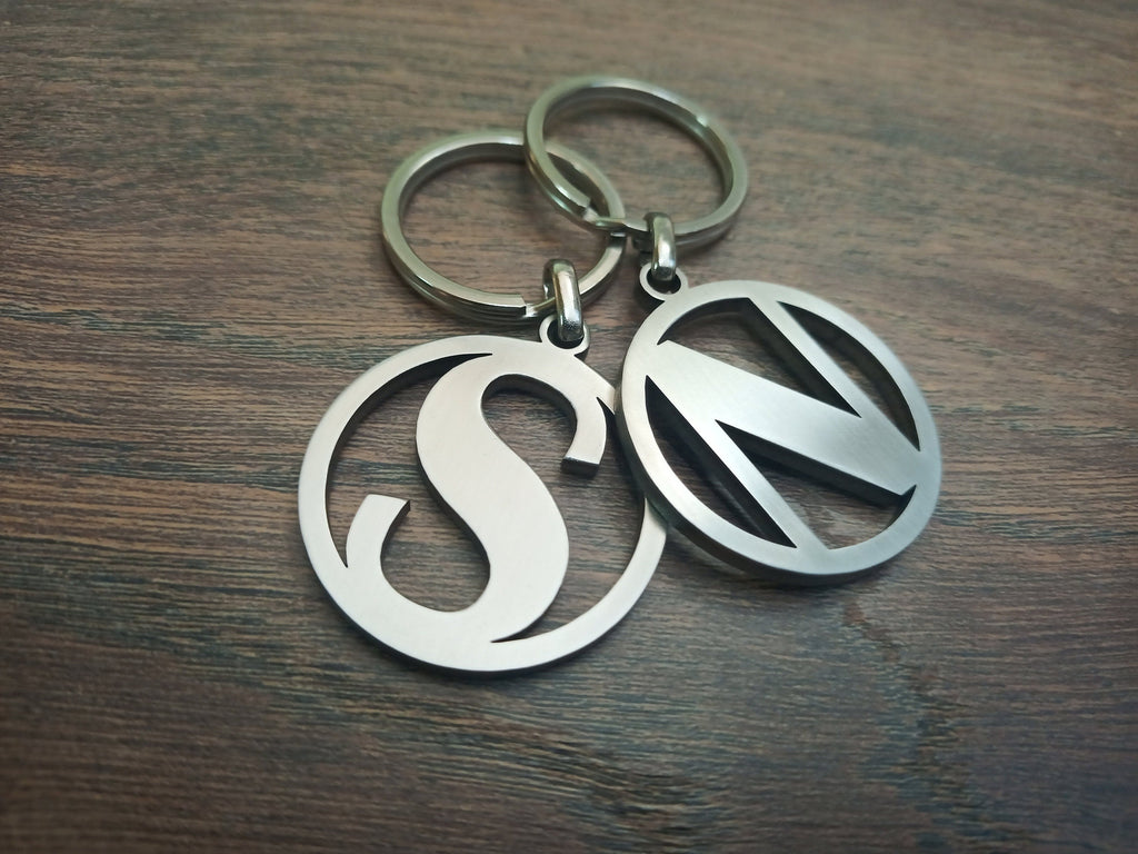 Customized Alphabet Keychain